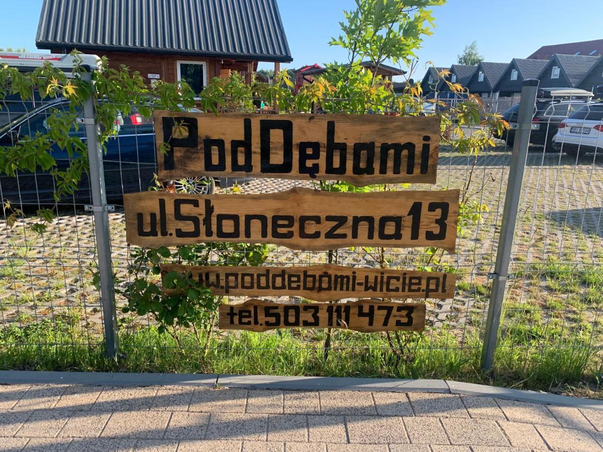 Pod Debami Wicie- Domki Drewniane Nad Morzem Вице Экстерьер фото